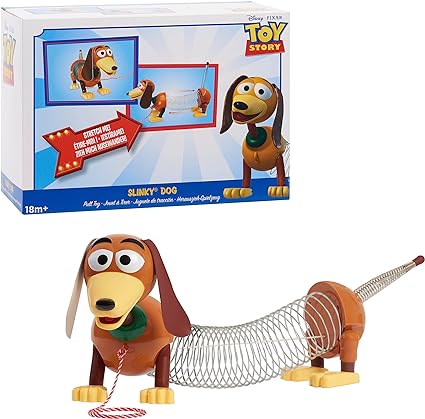 Children's Toy Story Spring Dog Walking Pull Toy